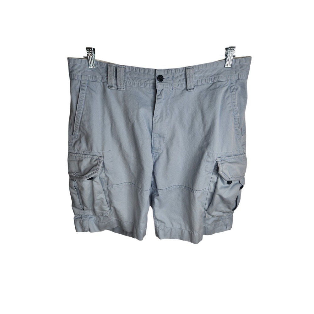 Polo Ralph Lauren Cargo Shorts Men's Size 38‎ Light Blue Chino 10" Inseam Cotton